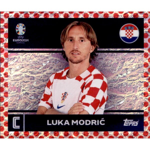 CRO 2 - Luka Modric - Captain - EURO BORDER - 2024