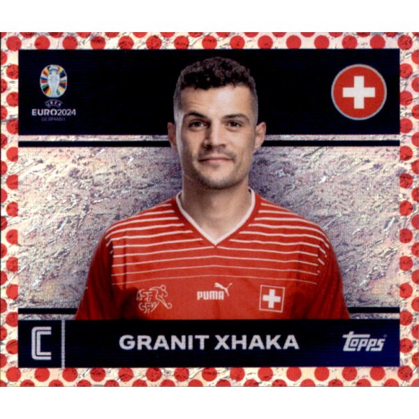 SUI 2 - Granit Xhaka - Captain - EURO BORDER - 2024