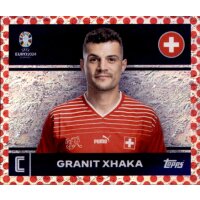 SUI 2 - Granit Xhaka - Captain - EURO BORDER - 2024