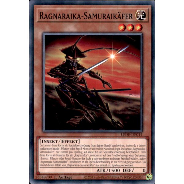 LEDE-DE014 - Ragnaraika-Samuraikäfer - Common - 1. Auflage