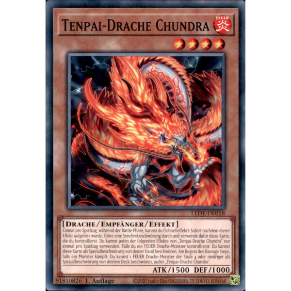 LEDE-DE018 - Tenpai-Drache Chundra - Common - 1. Auflage