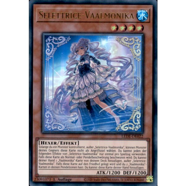 LEDE-DE022 - Selettrice-Vaalmonika - Ultra Rare - 1. Auflage