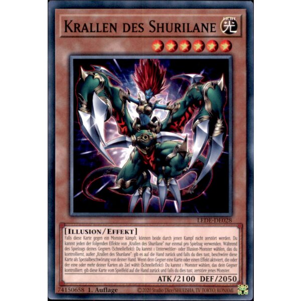 LEDE-DE028 - Krallen des Shurilane - Common - 1. Auflage