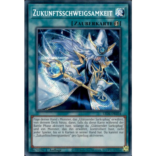 LEDE-DE054 - Zukunftsschweigsamkeit - Secret Rare - 1. Auflage