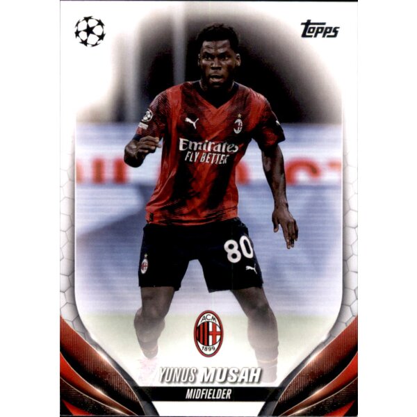 89 Yunus Musah (AC Milan) - Base Set - 2023/2024