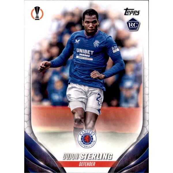 95 Dujon Sterling (Rangers FC) – RC - Base Set - 2023/2024