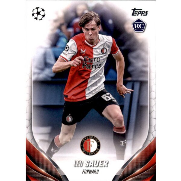 129 Leo Sauer (Feyenoord) – RC - Base Set - 2023/2024