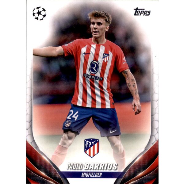 139 Pablo Barrios (Atlético de Madrid) - Base Set - 2023/2024