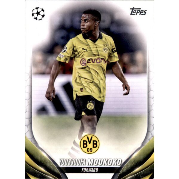 157 Youssoufa Moukoko (Borussia Dortmund) - Base Set - 2023/2024