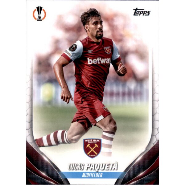 179 Lucas Paquetá (West Ham United FC) - Base Set - 2023/2024