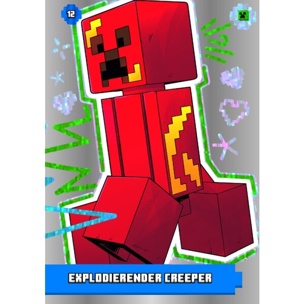 12 - Explodierender Creeper - Skin Karte - Ultra - Serie 1