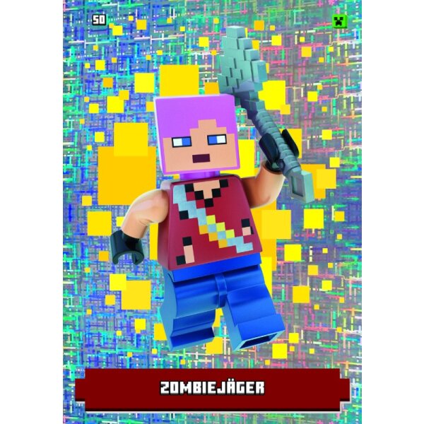 50 - Zombiejäger - Skin Karte - Pixel - Serie 1