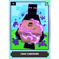 87 - Comic Enderman - Mob Karte - Holo - Serie 1