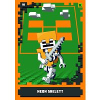 90 - Neon Skelett - Mob Karte - Neon - Serie 1