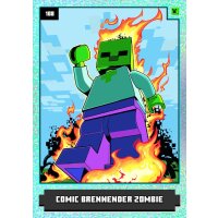 108 - Comic Brennender Zombie - Mob Karte - Holo - Serie 1