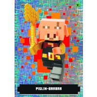 111 - Piglin-Barbar - Mob Karte - Pixel - Serie 1