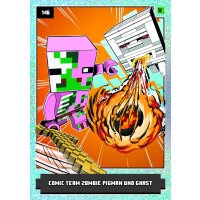 146 - Comic Team Zombie Pigman und Ghast - Mob Karte -...