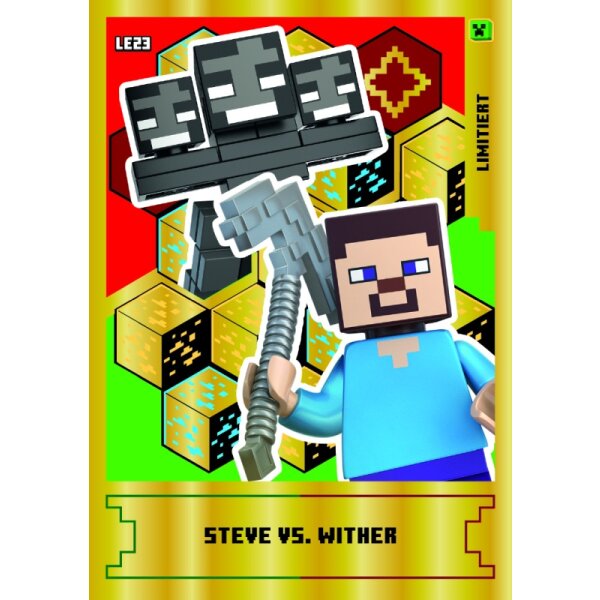 LE23 - Steve vs. Wither - Limitiere Karte - Serie 1