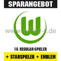 Mannschafts-Paket mit Starspieler und Wappen - VfL...