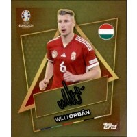 Topps Uefa Euro 2024 Alle 21 Gold Star Signature Sticker - Star Player SP