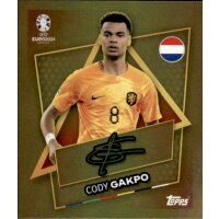 Topps Uefa Euro 2024 Alle 21 Gold Star Signature Sticker - Star Player SP