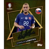 Topps Uefa Euro 2024 Alle 21 Gold Star Signature Sticker - Star Player SP