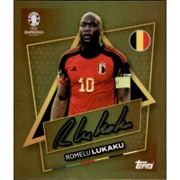 Topps Uefa Euro 2024 Alle 21 Gold Star Signature Sticker - Star Player SP