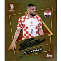 Topps Uefa Euro 2024 Alle 21 Gold Star Signature Sticker - Star Player SP