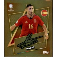 Topps Uefa Euro 2024 Alle 21 Gold Star Signature Sticker - Star Player SP