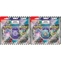 Pokemon Back to School Eraser Blister 2024 - Beide Blister - Deutsch