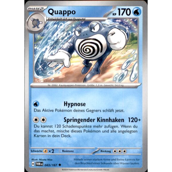 043/167 - Quappo - Uncommon - TWM Maskerade im Zwielicht