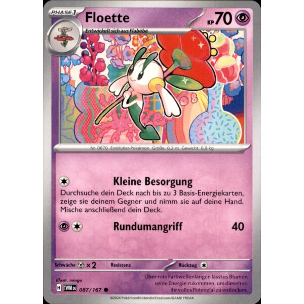 087/167 - Floette - Common - TWM Maskerade im Zwielicht