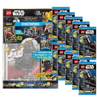 LEGO Star Wars - Serie 5 Trading Cards - 1 Starter + 10...