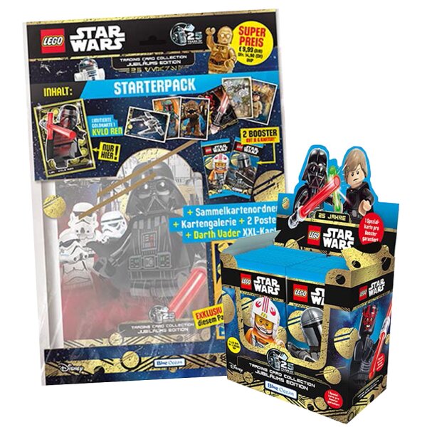 LEGO Star Wars - Serie 5 Trading Cards - 1 Starter + 1 Display (36 Booster)