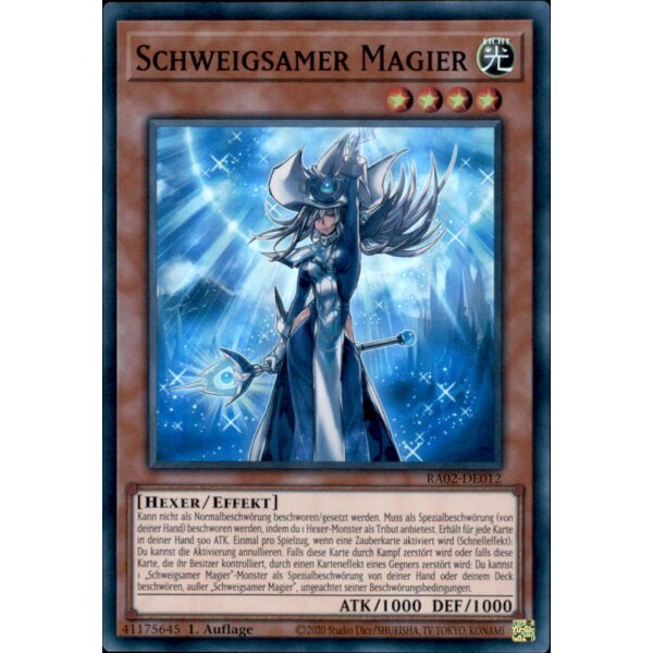 RA02-DE012 - Schweigsamer Magier - Super Rare