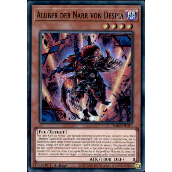 RA02-DE016 - Aluber der Narr von Despia - Super Rare