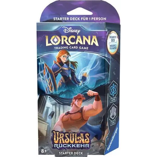 Disney Lorcana: Ursulas Rückkehr - Starter Deck Saphir & Stahl (Deutsch)