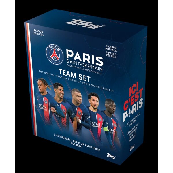 Topps Paris Saint-Germain PSG Team Set 2023/2024 Hobby