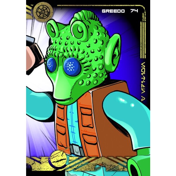 74 - Han Solo vs. Greedo - Holofolie - Serie 5