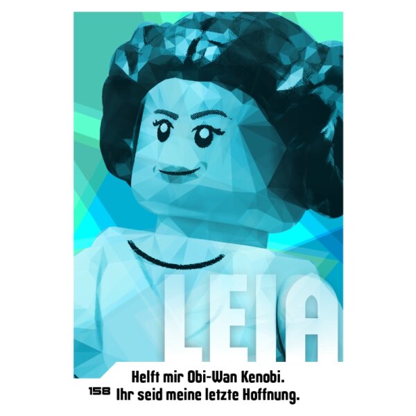 158 - Leia - Kunstkarte - Serie 5