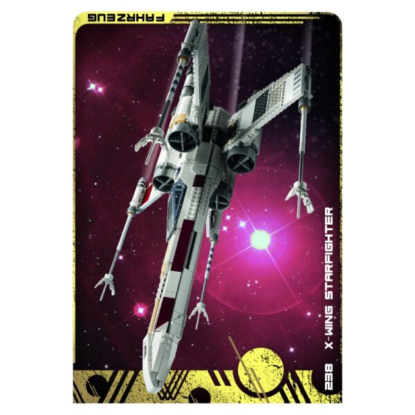 238 - X-Wing Starfighter - Fahrzeugkarte - Serie 5