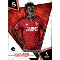 182 - Omari Forson (Manchester United) - RC - Base -...