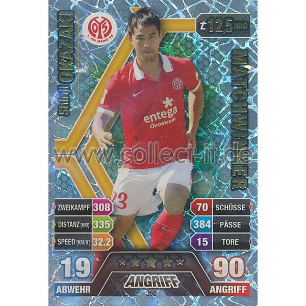 MX-360 - Shinji Okazaki - Matchwinner - Saison 14/15