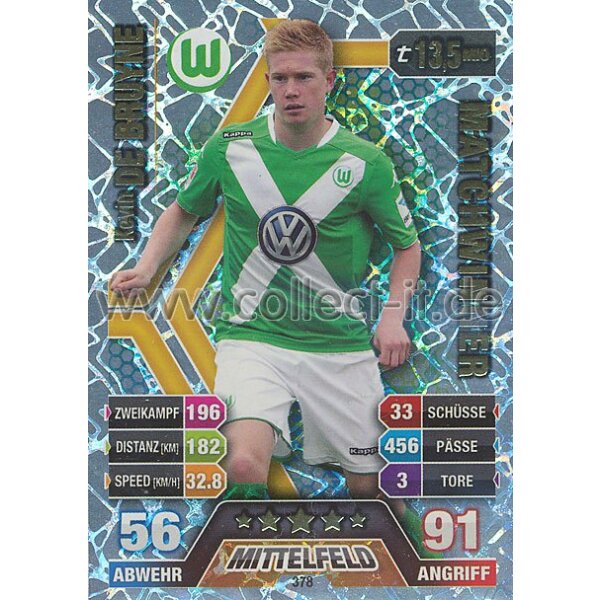 MX-378 - Kevin De Bruyne - Matchwinner - Saison 14/15