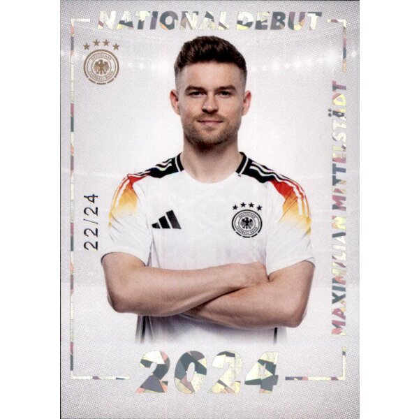 Panini DFB Teamset 2024 - Maximilian Mittelstädt Cracked Ice 22/24 Nummeriert