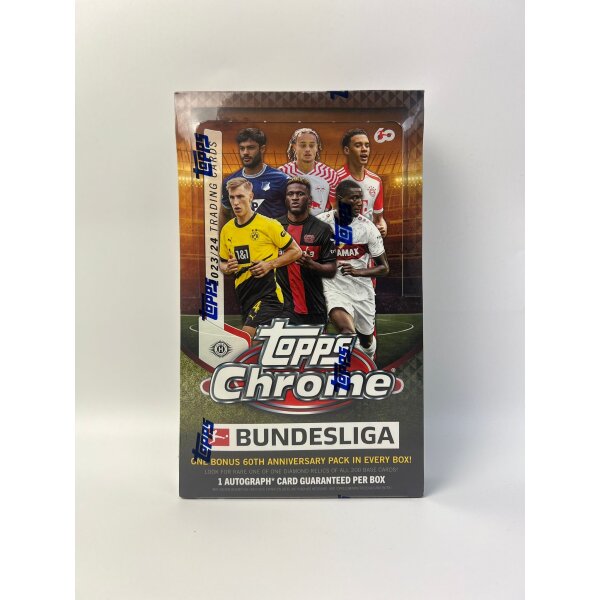 Topps Chrome Bundesliga 2023/2024 23/24 - 1x Display / Hobby Box