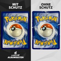 collectXP - Albumseiten – Premium Sammelkarten-Hüllen für alle TCG & Sammelkarten ( Magic, Pokemon, Yu-Gi-Oh! & co.) (50 Stk./schwarz