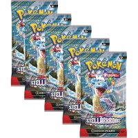 Pokemon KP07 Stellarkrone - 5 Booster - Deutsch