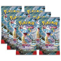 Pokemon KP07 Stellarkrone - 6 Booster - Deutsch