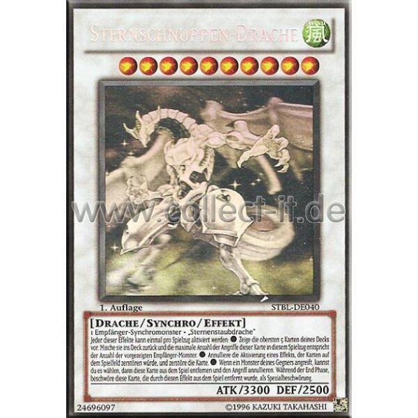 STBL-DE040 Sternschnuppen-Drache - 1. Auflage - Ghost Rare EXCELLENT